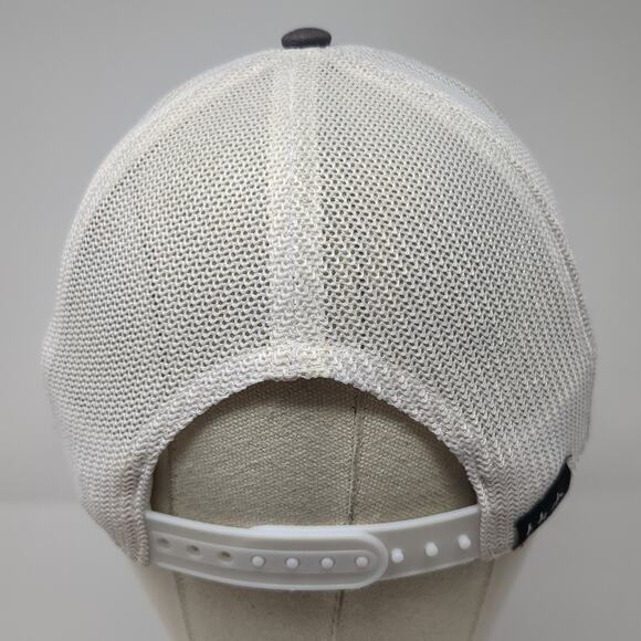 Huk Snapback Mesh Back Trucker Hat Gray One Size Colorblock Outdoor - Picture 6 of 9